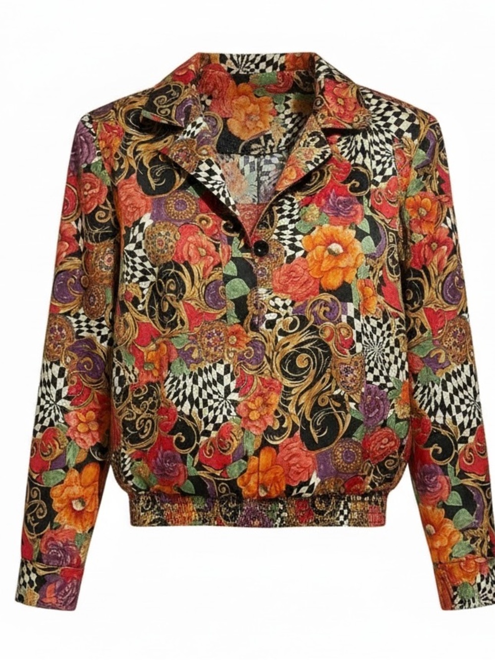 Vintage 80s floral shirt